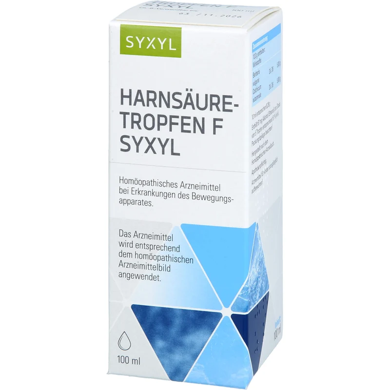 Harnsäuretropfen F SYXYL Lösung bei Erkrankungen des Bewegungsapparates, 100 ml Lösung