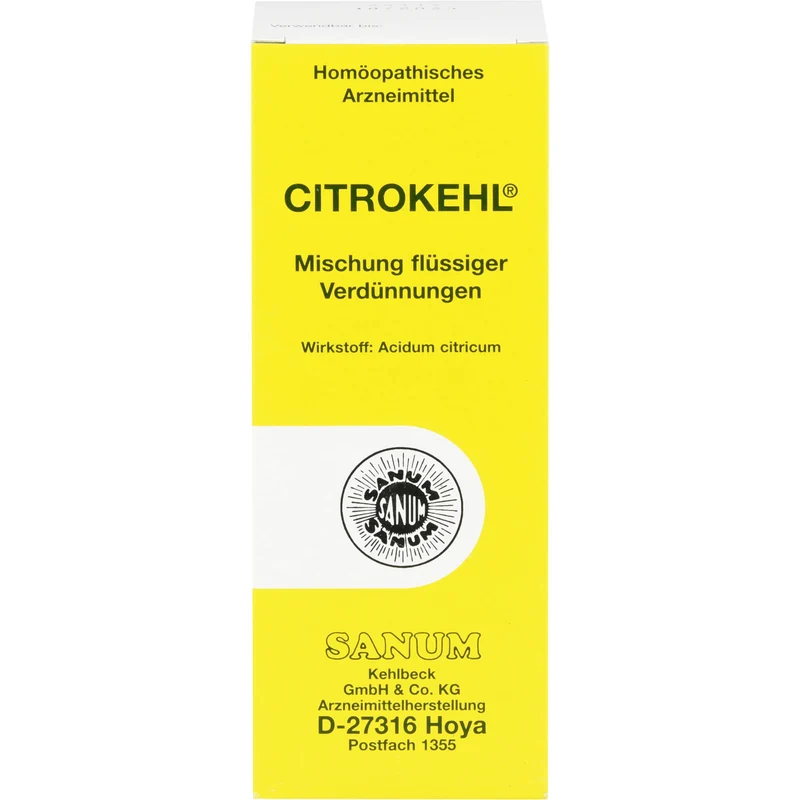 SANUM-KEHLBECK Citrokehl Mischung, 100 ml Lösung