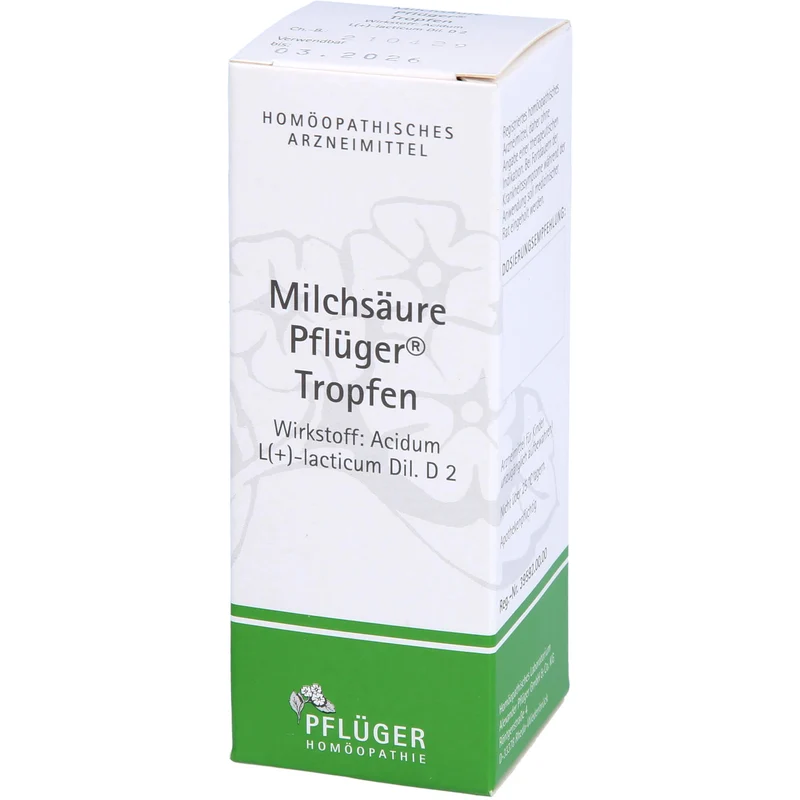 Pflüger Milchsäure Tropfen, 50 ml Lösung