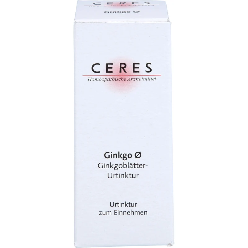 Ceres Ginkgo Urtinktur, 20 ml Lösung