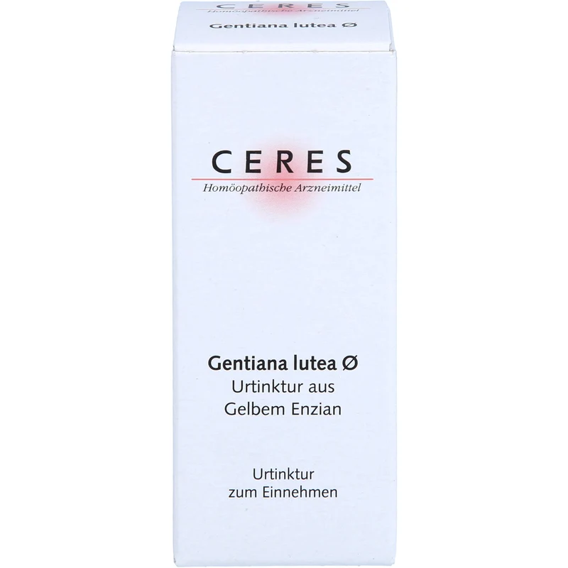 Ceres Gentiana lutea Urtinktur, 20 ml Lösung