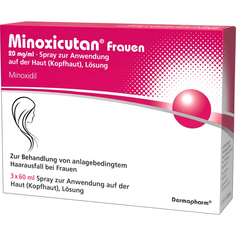 Minoxicutan Frauen 20 mg/ml Spray zur Anwendung auf der Haut, 180 ml Lösung