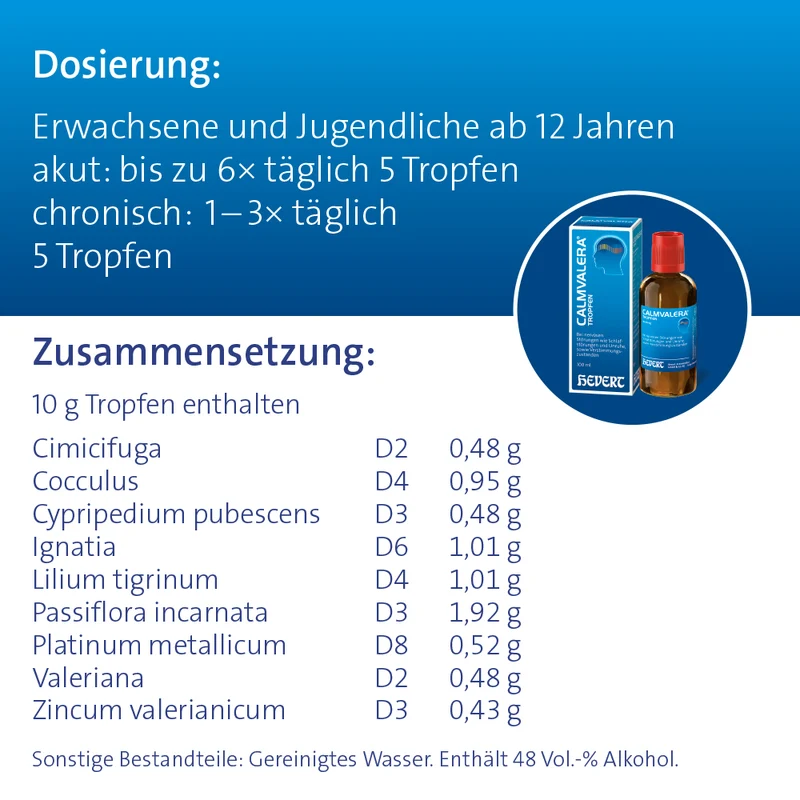 Calmvalera Hevert Tropfen, 200 ml Lösung