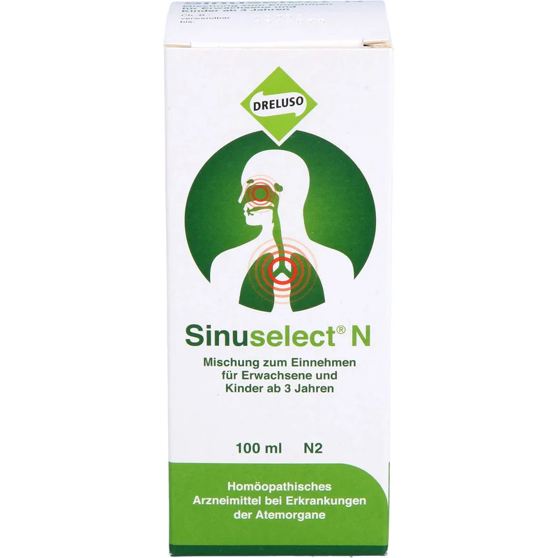 Sinuselect N Mischung bei Erkrankungen der Atemorgane, 100 ml Lösung