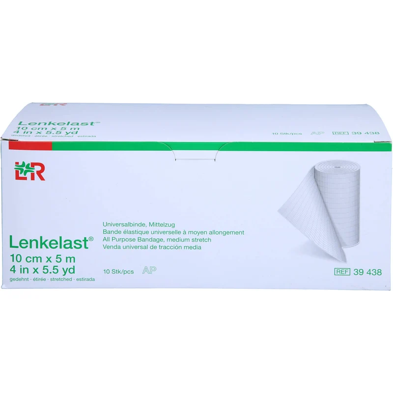 Lenkelast Universalbinde 10cmx5m ohne Zellglas, 10 St BIN