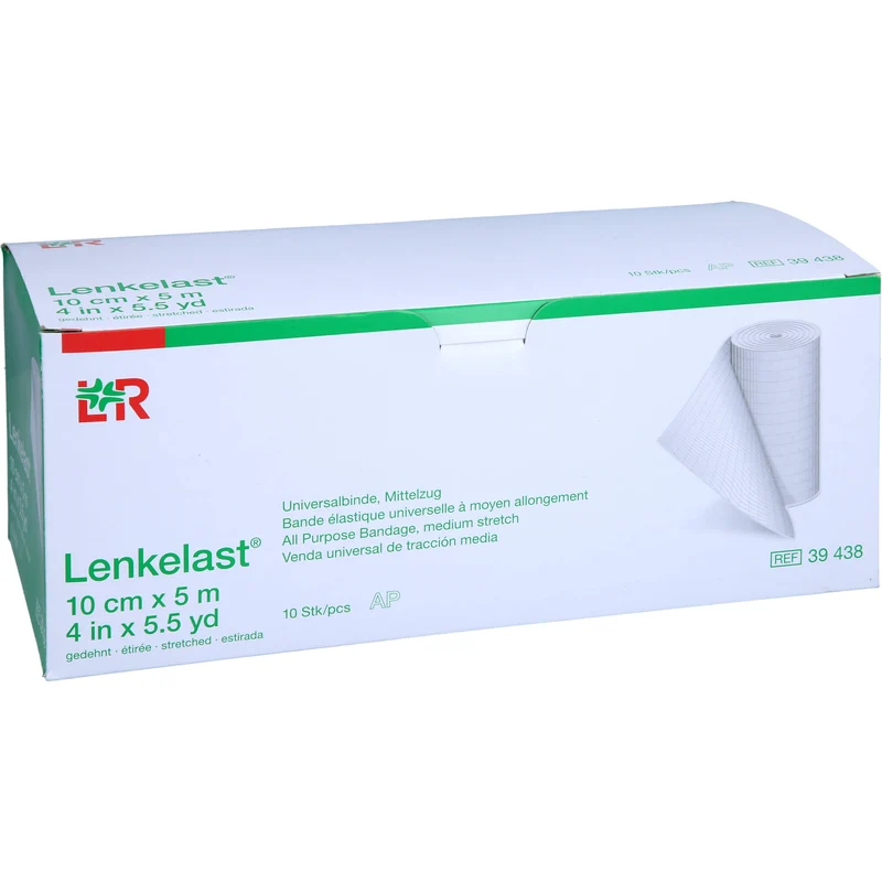 Lenkelast Universalbinde 10cmx5m ohne Zellglas, 10 St BIN