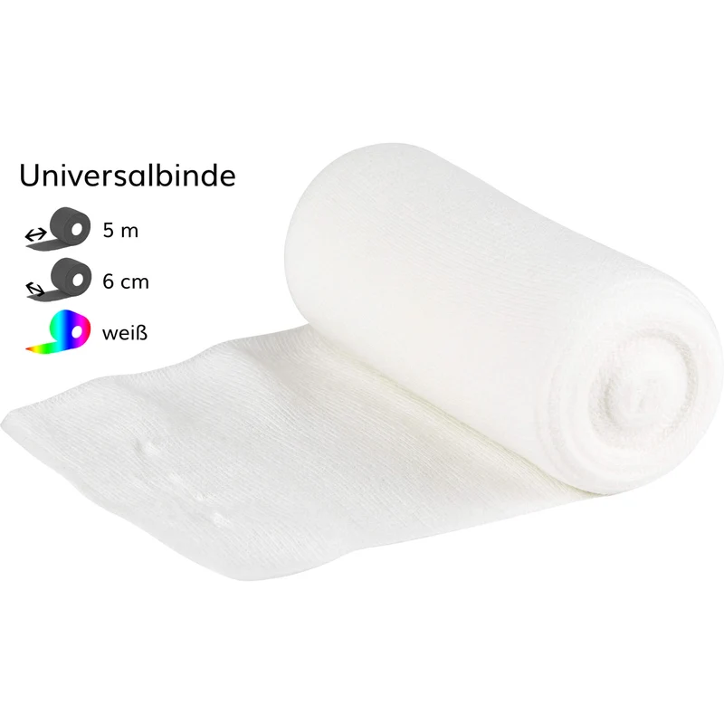 Lenkelast Universalbinde 6 cm x 5 m einzeln verpackt, 10 St. Binde