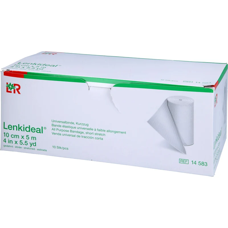 Lenkideal 5mx10cm mit Verbandklammern weiß, 10 St BIN