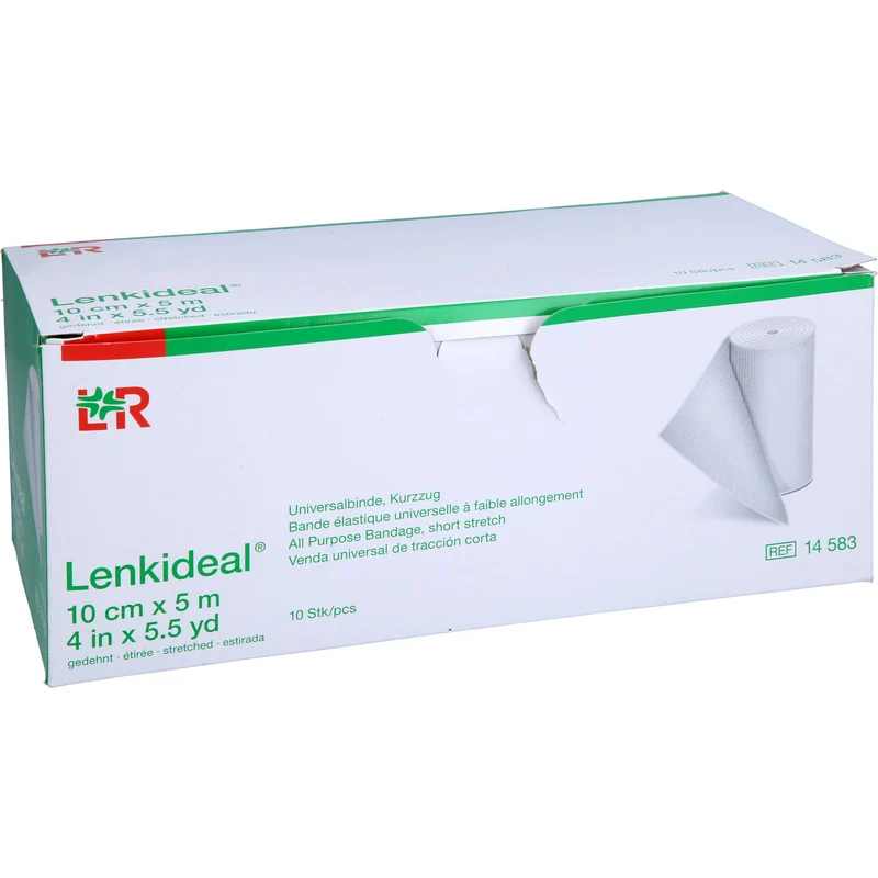 Lenkideal 5mx10cm mit Verbandklammern weiß, 10 St BIN