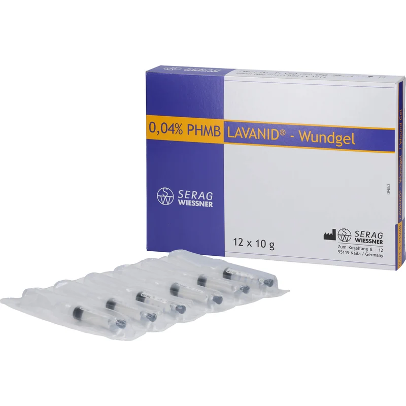 Lavanid Wundgel, 12X10 g GEL