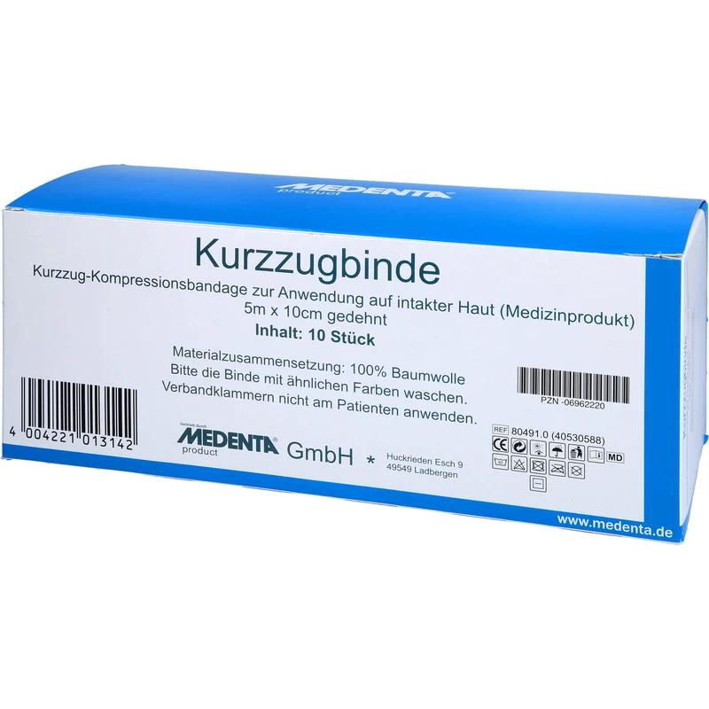KURZZUGBINDE 5MX10CM, 10 St BIN
