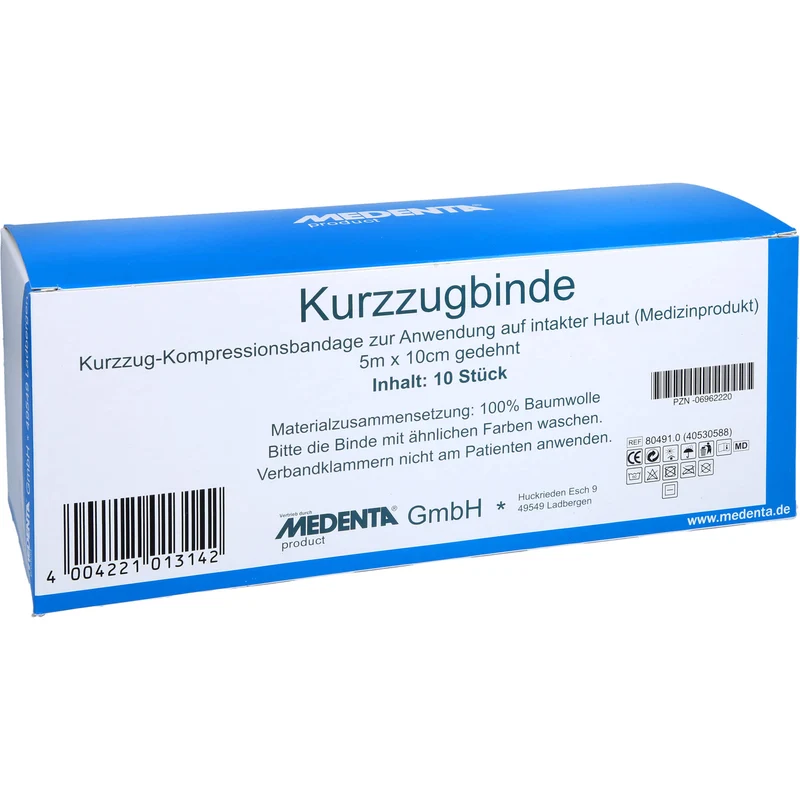 KURZZUGBINDE 5MX10CM, 10 St BIN