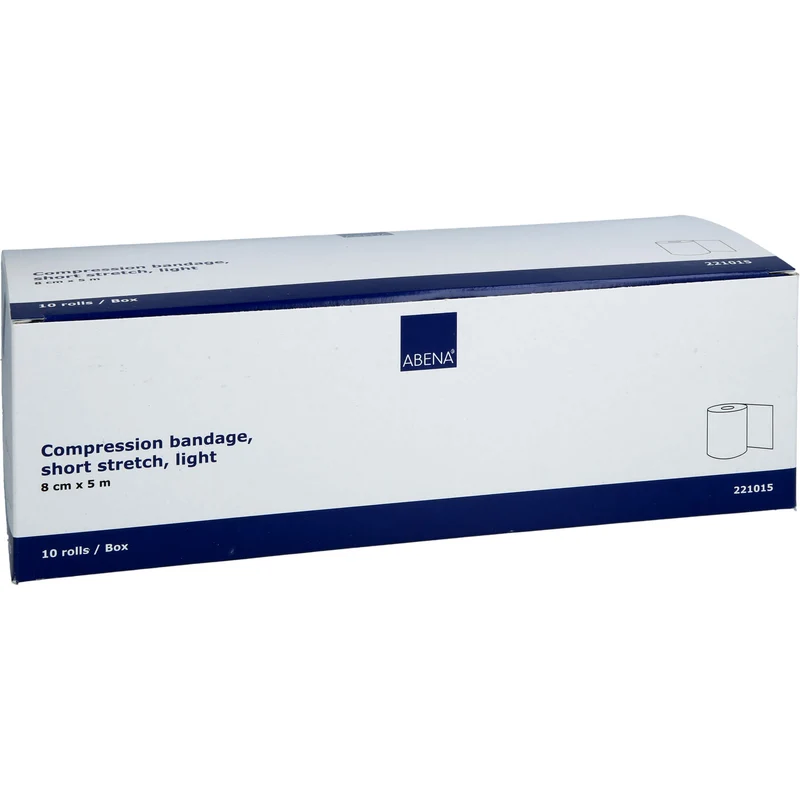 Kompressionsbinden Kurzzug 5mx8cm, 10 St BIN