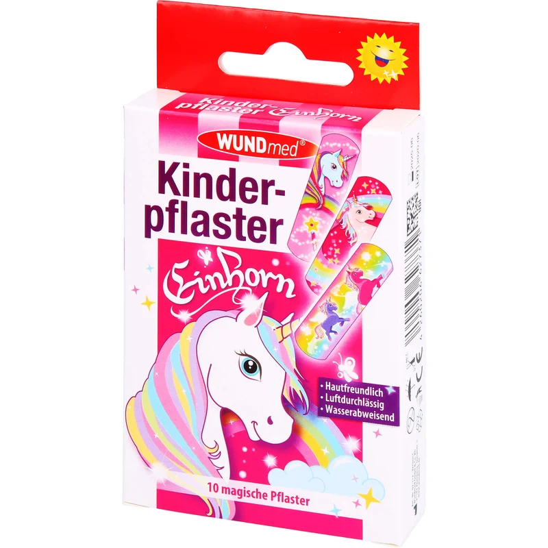 Kinderpflaster Einhorn - Dose, 10 St PFL