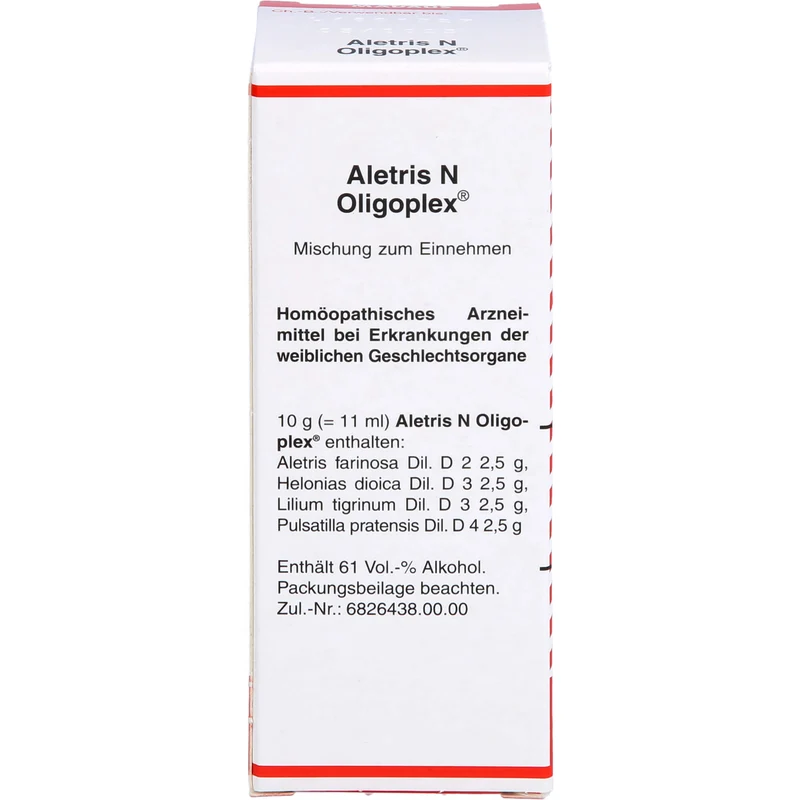 Aletris N Oligoplex Mischung bei Erkrankungen der weiblichen Geschlechtsorgane, 50 ml Lösung