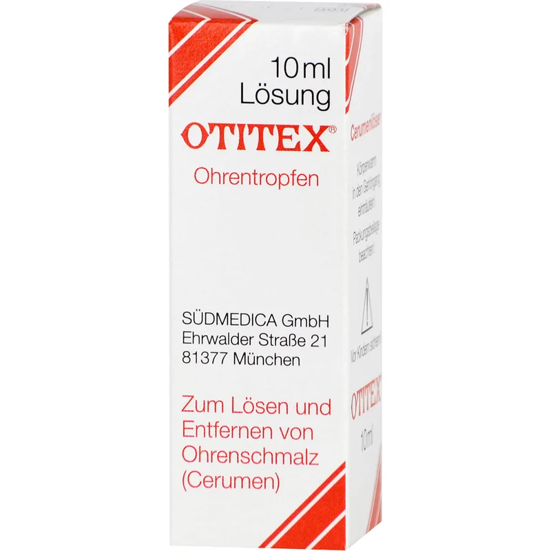 OTITEX Ohrentropfen zum Lösen und Entfernen von Ohrenschmalz, 10 ml Lösung