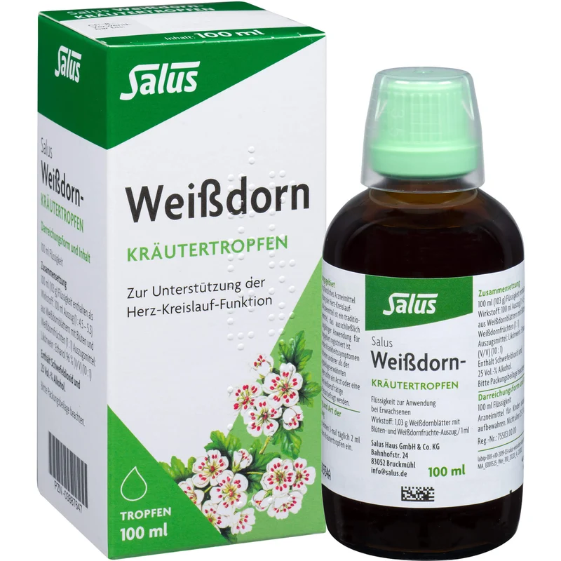 Salus Weißdorn-Kräutertropfen, 100 ml Lösung