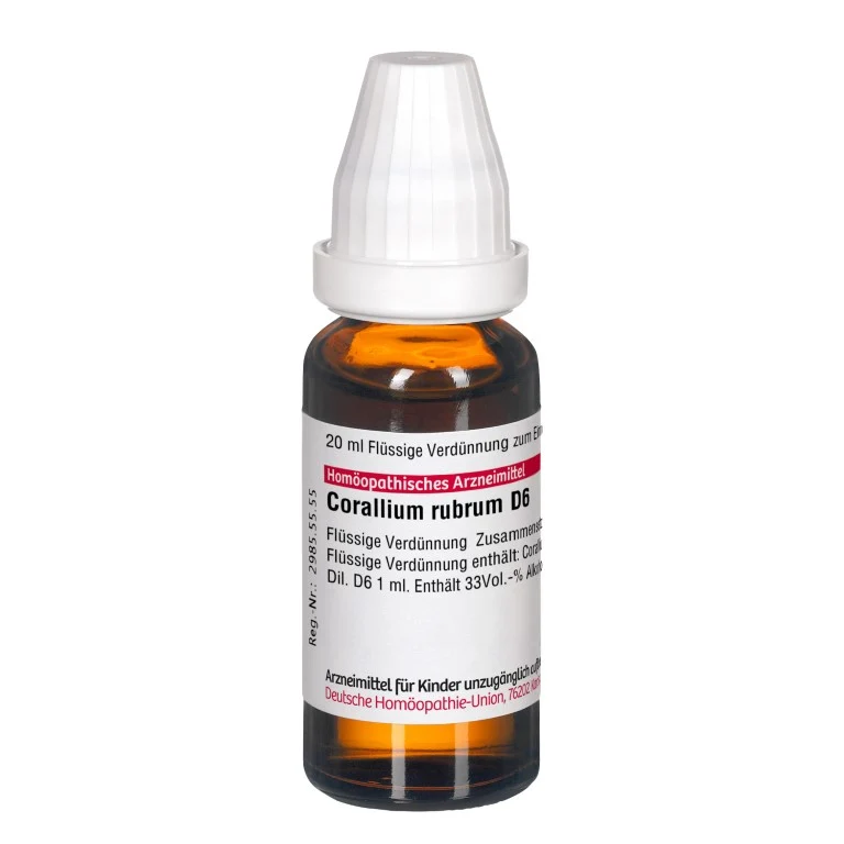 Corallium rubrum D6 DHU Dilution, 20 ml Lösung