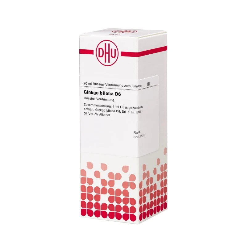 Ginkgo biloba D6 DHU Dilution, 20 ml Lösung