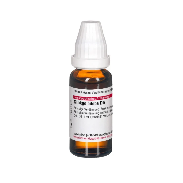Ginkgo biloba D6 DHU Dilution, 20 ml Lösung