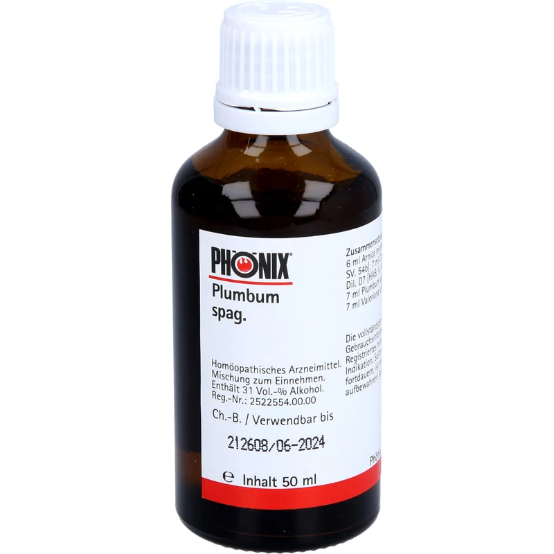 PHÖNIX plumbum spag. Tropfen, 50 ml Lösung