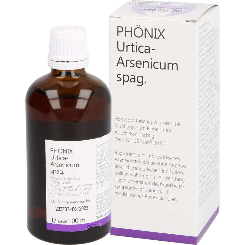 Phönix urtica arsenicum spag. Tropfen, 100 ml Mischung