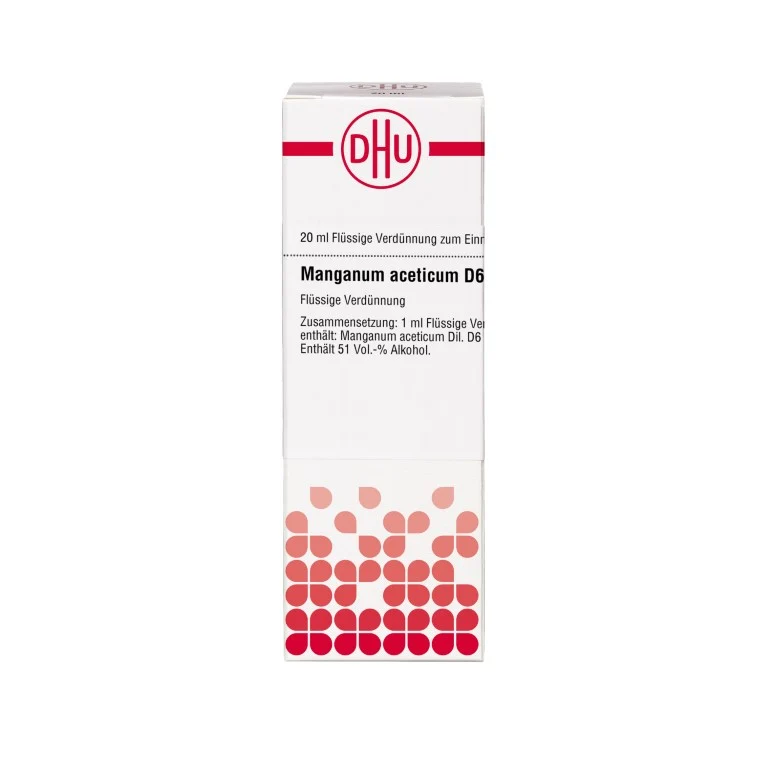 Manganum aceticum D6 DHU Dilution, 20 ml Lösung