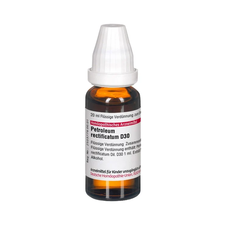 Petroleum rectificatum D30 DHU Dilution, 20 ml Lösung