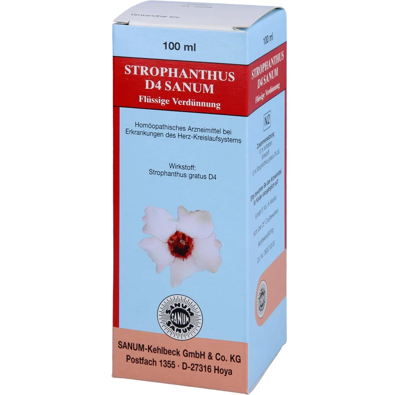 SANUM-KEHLBECK Strophanthus D4 Sanum flüssige Verdünnung bei Erkrankungen des Herz-Kreislaufsystems, 100 ml Lösung