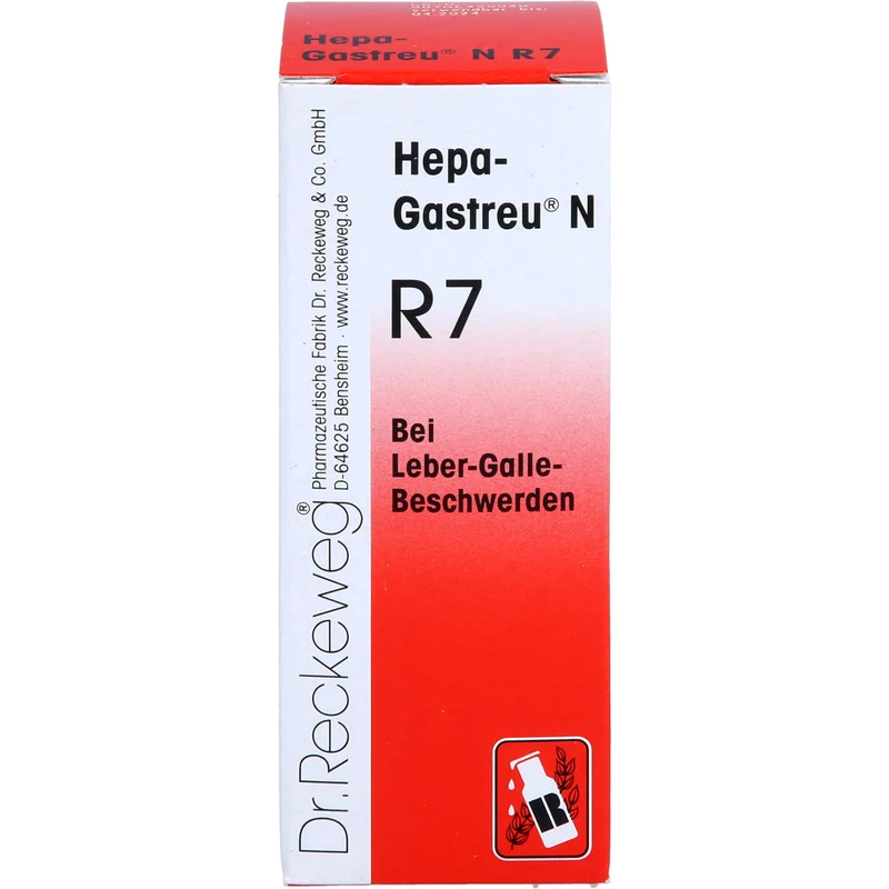 Hepa-Gastreu N R7 Tropfen bei Leber-Galle-Beschwerden, 50 ml Lösung