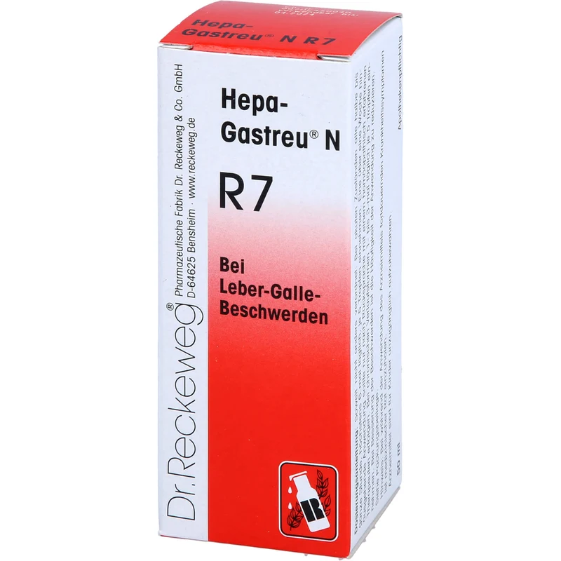 Hepa-Gastreu N R7 Tropfen bei Leber-Galle-Beschwerden, 50 ml Lösung