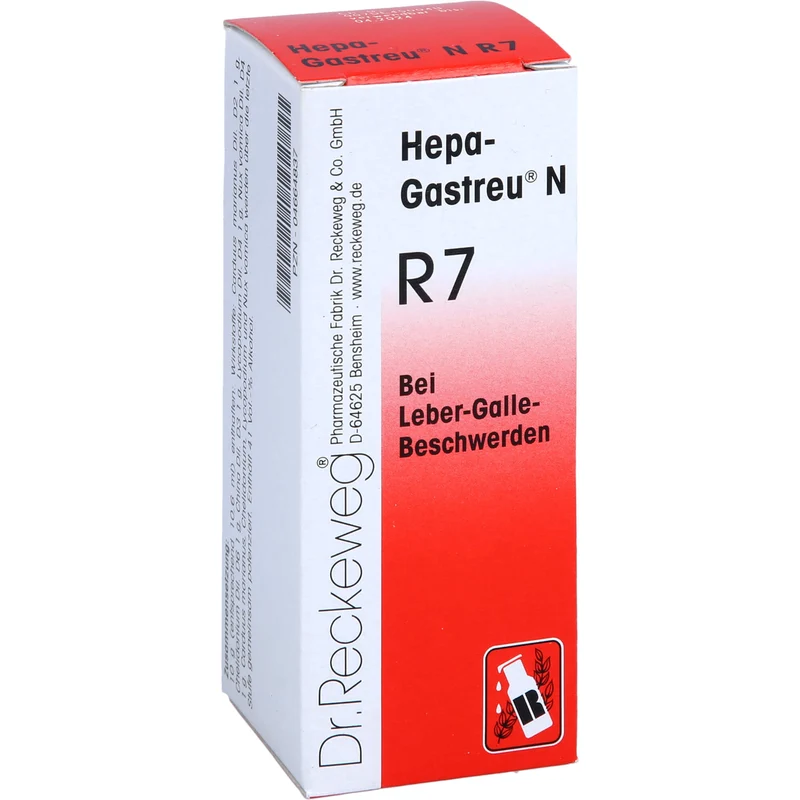 Hepa-Gastreu N R7 Tropfen bei Leber-Galle-Beschwerden, 50 ml Lösung