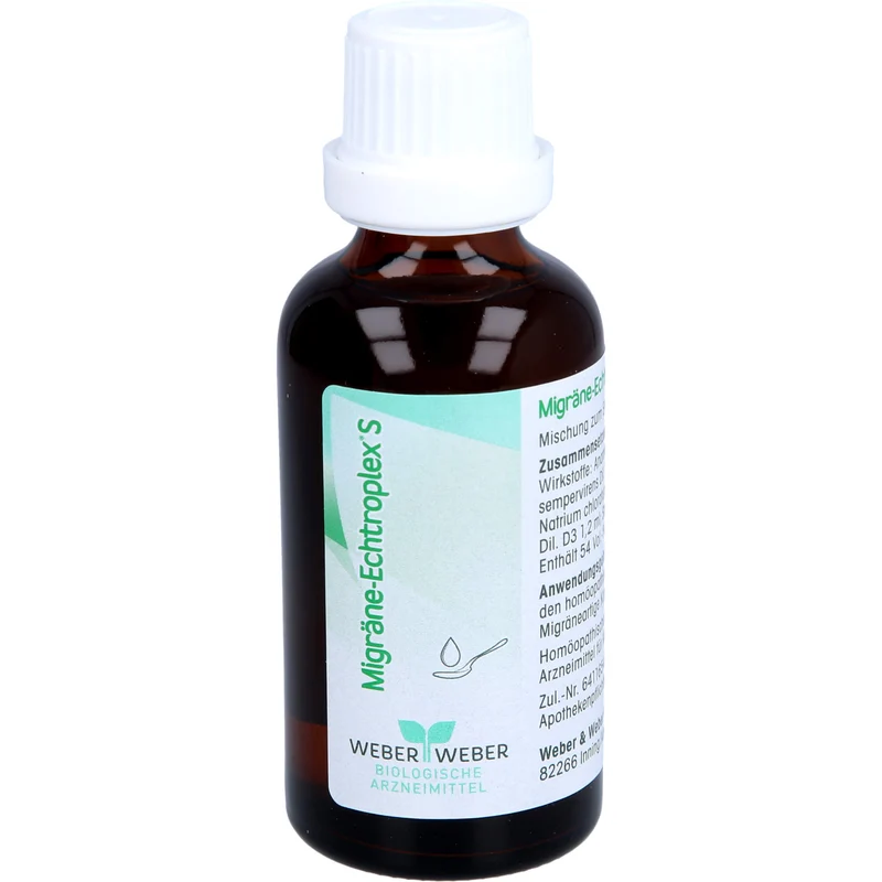 Migräne-Echtroplex S Mischung bei migräneartigen Kopfschmerzen, 50 ml Mischung