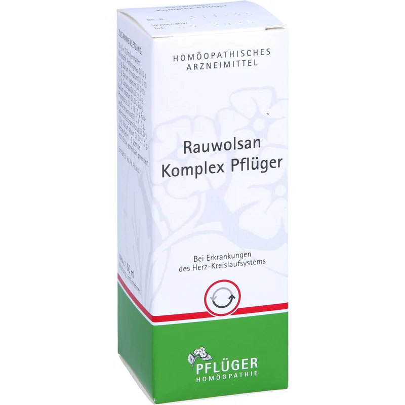 Pflüger Rauwolsan Komplex Tropfen bei Erkrankungen des Herz-Kreislaufsystems, 50 ml Lösung