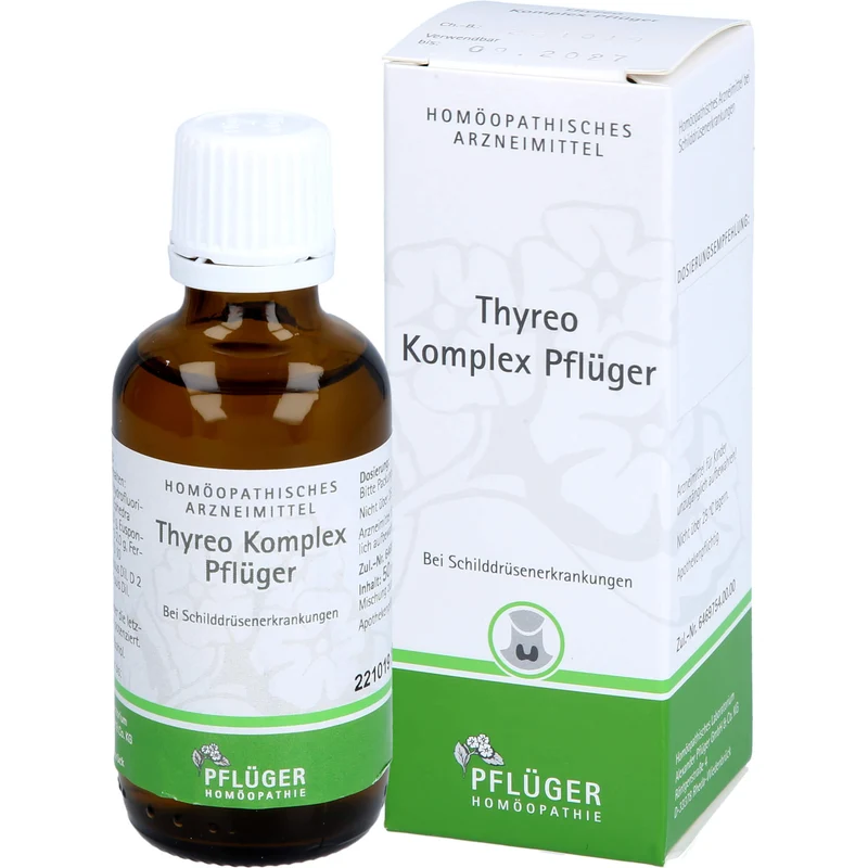 Pflüger Thyreo Komplex Tropfen bei Schilddrüsenerkrankungen, 50 ml Lösung