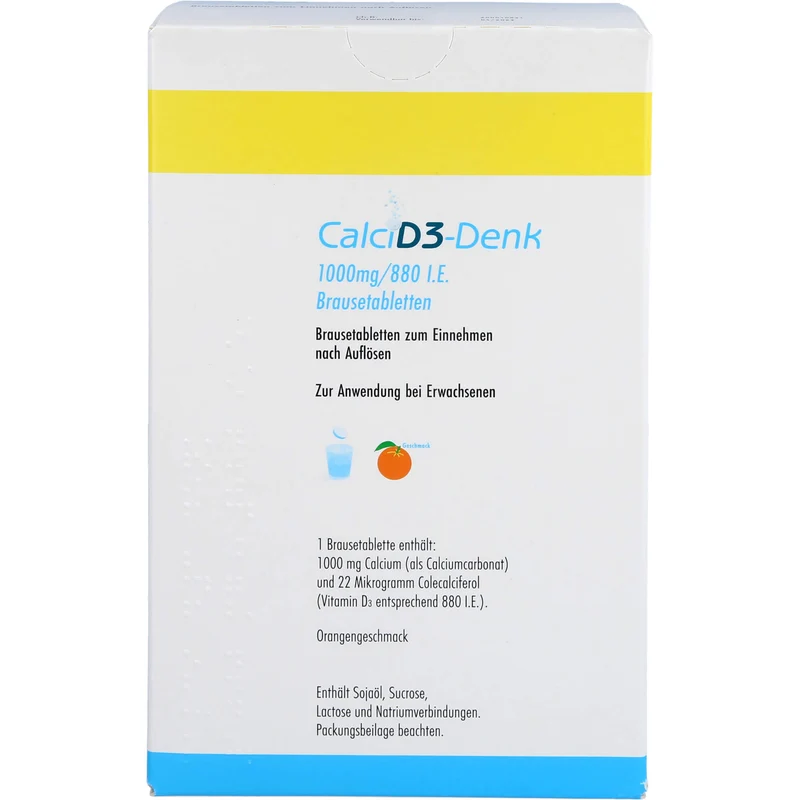 Calci D3-Denk 1000 mg / 880 I.E., Brausetabletten, 120 St BTA