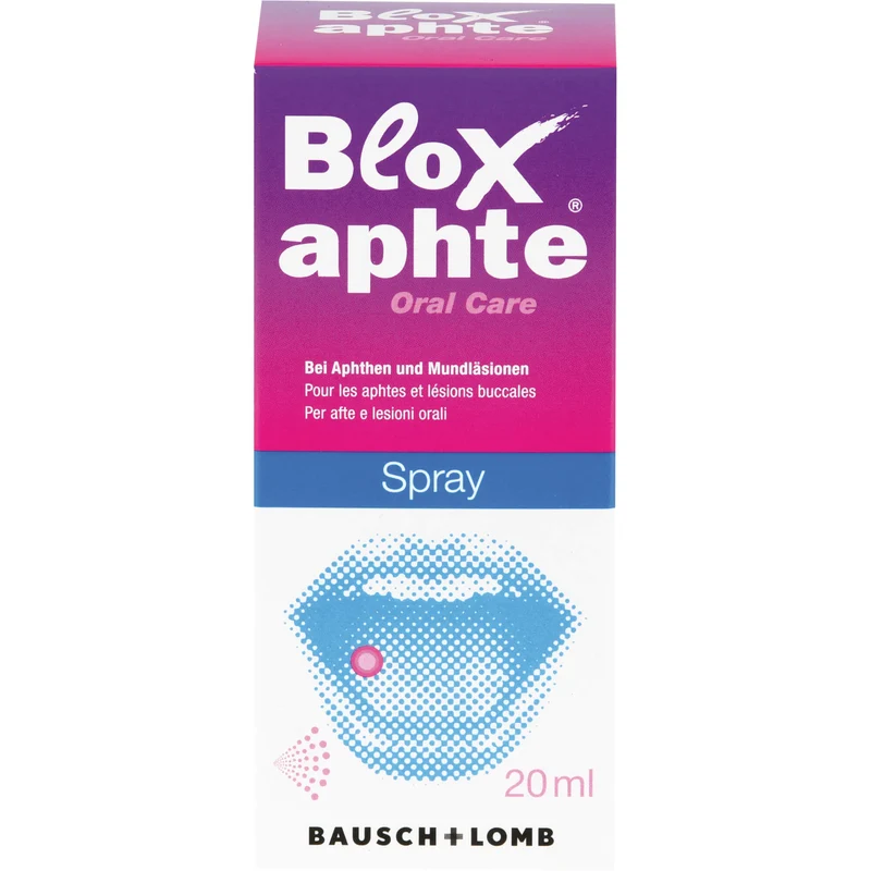 BloXaphte Spray bei Aphthen und Mundläsionen, 20 ml Lösung