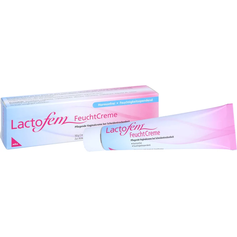 Lactofem FeuchtCreme pflegende Vaginalcreme bei Scheidentrockenheit, 50 g Creme