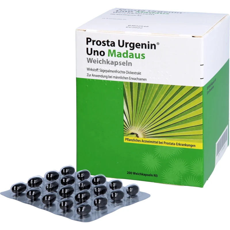 Madaus Prosta Urgenin Uno 320 mg Weichkapseln bei Prostata Erkrankungen, 200 St. Kapseln