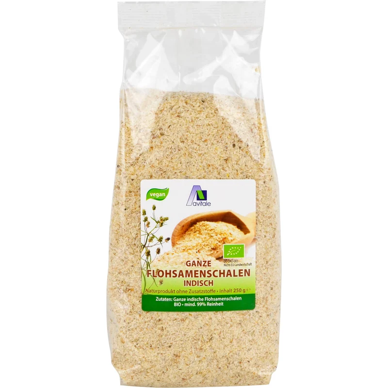 Flohsamenschalen indisch Bio, 250 g