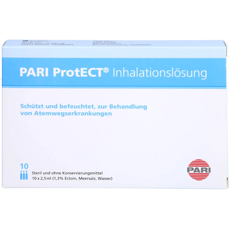 PARI ProtECT Inhalationslösung mit Ectoin bei Atemwegserkrankungen, 25 ml Lösung