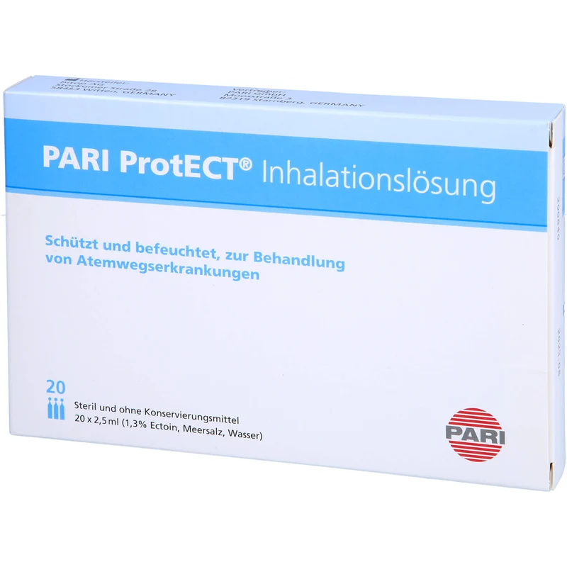 PARI ProtECT Inhalationslösung mit Ectoin 10x2,5ml, 50 ml Lösung