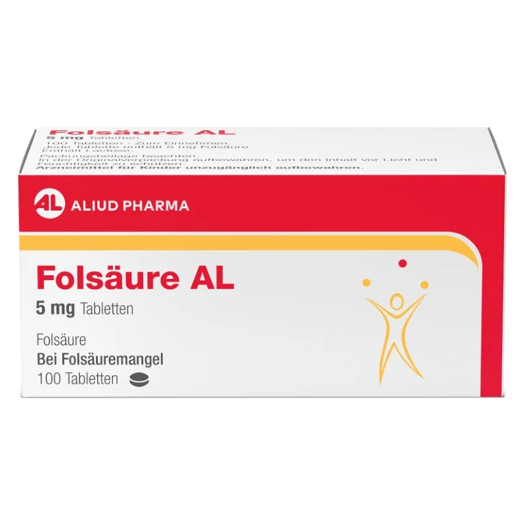 Folsäure AL 5 mg, 100 St. Tabletten