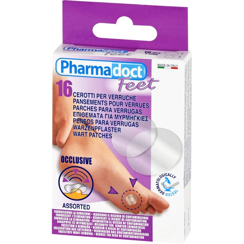 Pharmadoct 16 Feet Warzenpflaster mit Salicylsäure, 16 St. Pflaster