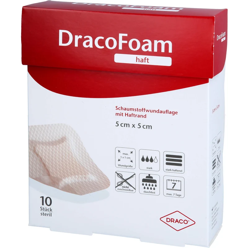 DracoFoam haft Schaumstoffverband, 10 St VER