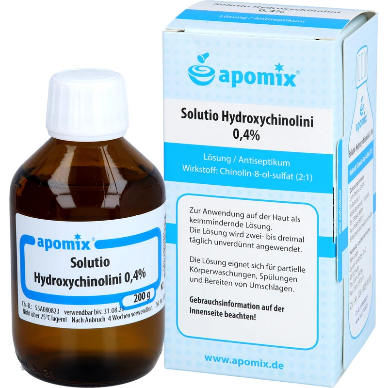 Apomix Solutio Hydroxychinolini 0,4 % Lösung, 200 ml Lösung