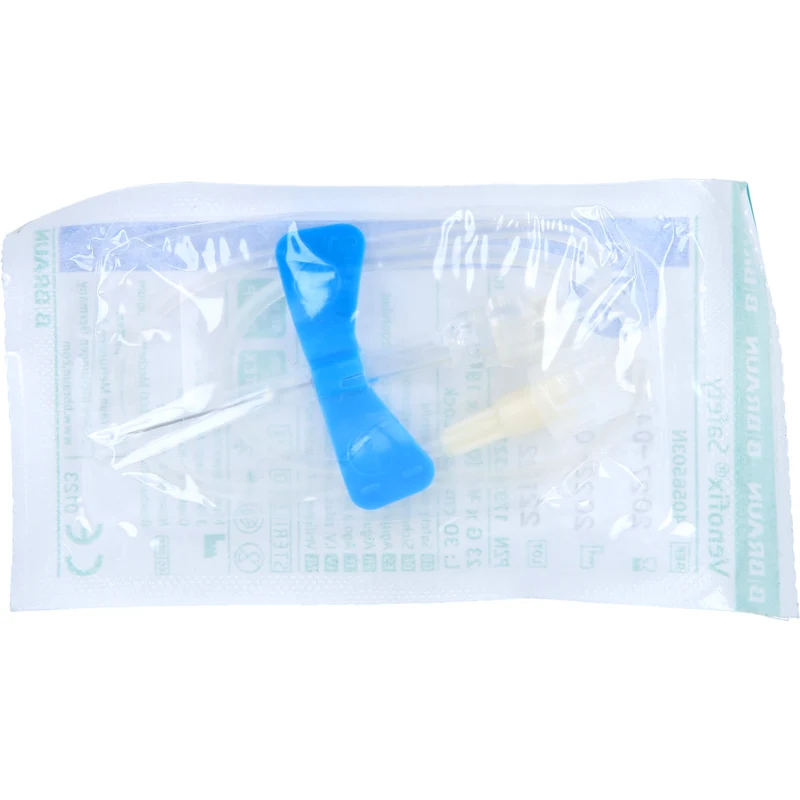 VENOFIX A Venenpunktionsbesteck 23 G 0,65 x 19 mm 30 cm blau, 1 St. Kanülen