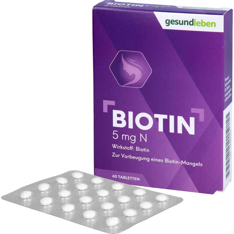 Gesundleben Biotin 5 mg N Tabletten, 60 St. Tabletten