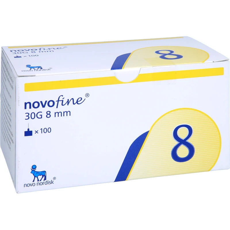 NOVOFINE 8 Kanülen 0,30 x 8 mm, 100 St. Kanülen