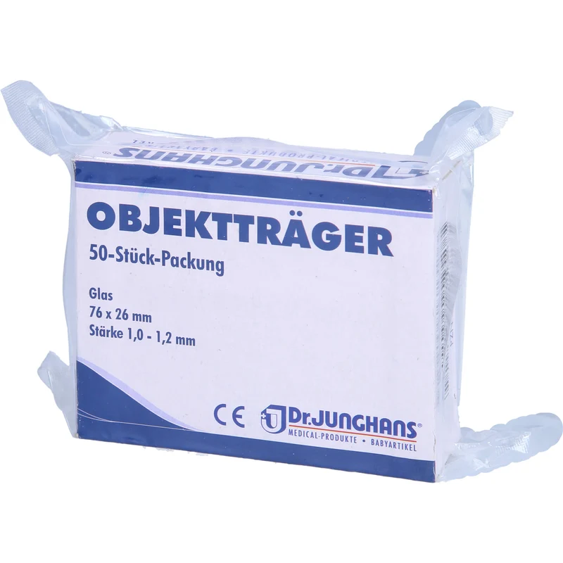 DR. JUNGHANS Objektträger 76 x 26 mm aus Glas, 50 St. Packung